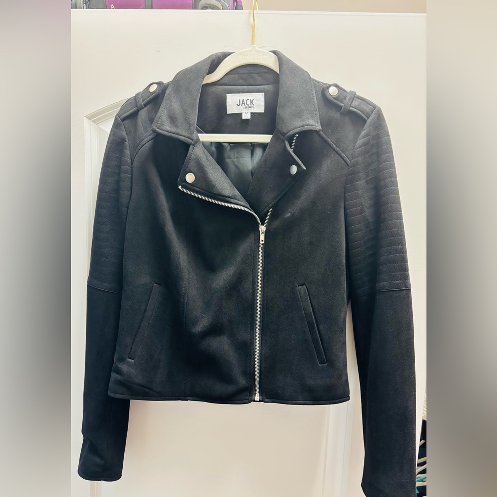 Jack by BB Dakota Women's Black Suede Jacket